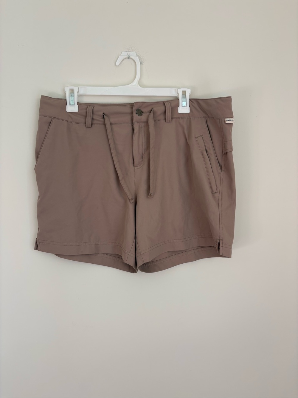 Magellan Outdoors Women's Drawstring Performance Shorts - Taupe